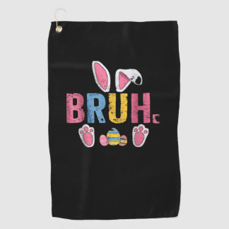 Bruh Oaster Bunny Niedlich Meme for Kids _7 Golfhandtuch