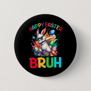 Bruh Oaster Eggs Teens Jungs Kinder Ostern Bunny E Button