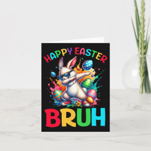 Bruh Oaster Eggs Teens Jungs Kinder Ostern Bunny E Karte