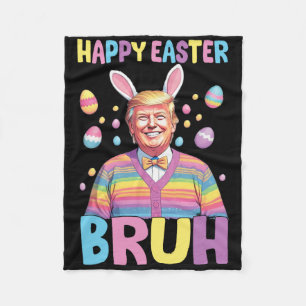 Bruh Ostertag Lustiger Hase Bunny Frohe Ostern Tr Fleecedecke