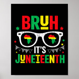 Bruh Seine Freiheit im Juni 19. Juni 1865 Afrika Poster