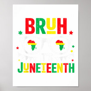 Bruh Seine Freiheit im Juni 19. Juni 1865 Afrika Poster