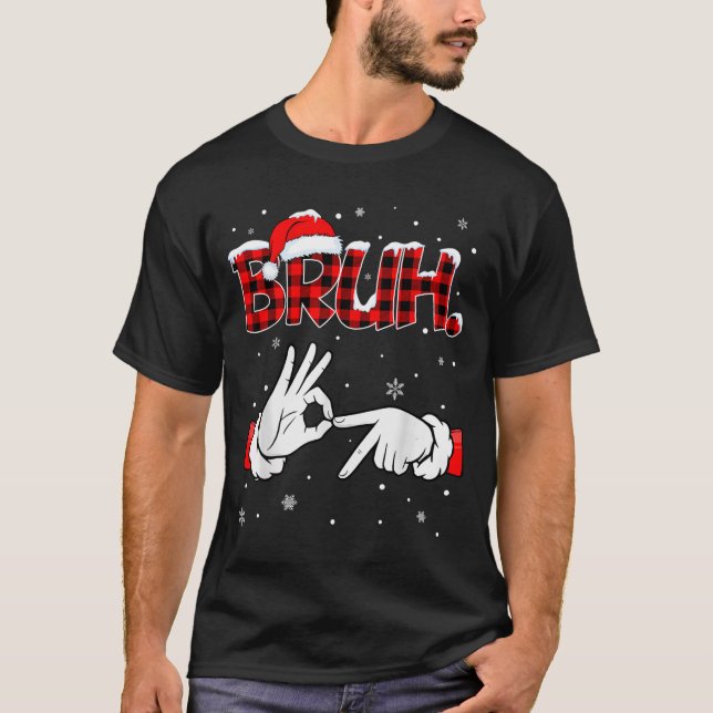 Bruh Six Seven 6 7 Meme Gen Alpha Slang 6 7 Hands  T-Shirt (Vorderseite)