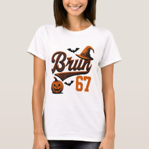 Bruh Six Seven Halloween 6-7 Lustiger Geist Slang  T-Shirt