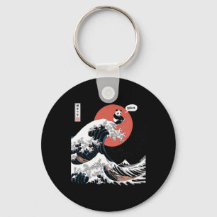 Bruh The Great Wave Kanagawa Funny Japanese Surfin Schlüsselanhänger