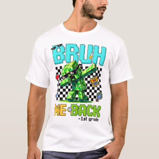Bruh We Ck 3rd Klasse Ck Zur Schule Gamer Dabbing T-Shirt
