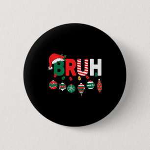 Bruh-Weihnachts-Shirt Kinder Jugendliche Jungen Lu Button