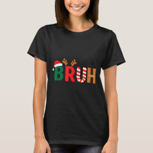 Bruh Weihnachts-Shirt Teens Jungen Xmas Kinder Lus T-Shirt