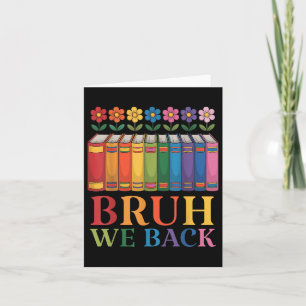 Bruh, wir kehren zurück zu den Lehrern Blume und B Karte
