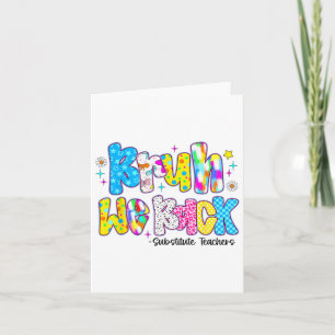 Bruh wir sind zurück Vertretungslehrer Lustig zurü Karte