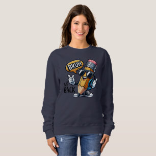 Bruh wir sind zurück, zurück zum Lehrer in der Sch Sweatshirt