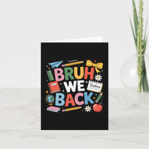 Bruh, wir unterstützen das Shirt Niedlich zurück z Karte