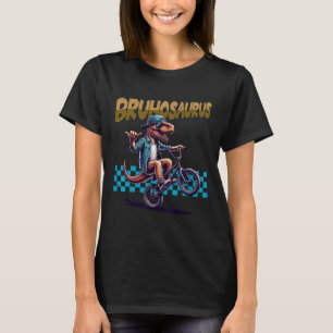 Bruhosaurus T-Rex-Dinosaur fährt BMX-Fahrrad - Jun T-Shirt