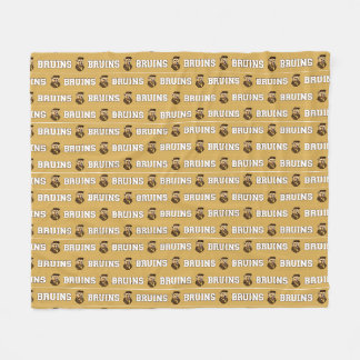 Bruin Mascot | Brown & Gold - Uni Fleecedecke