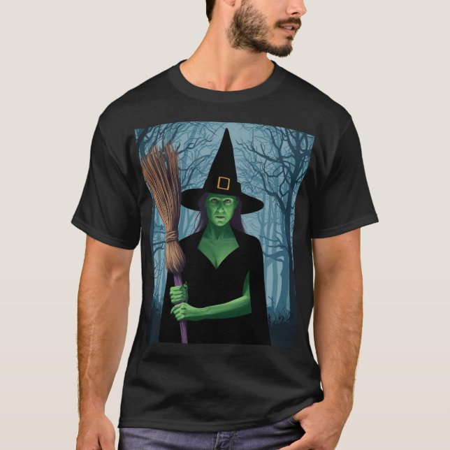Bruja a la Vista: La noche de brujas T-Shirt (Vorderseite)