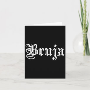 Bruja Dia De Muertos Mexican Halloween Latin Karte