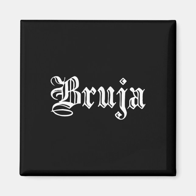 Bruja Dia de Muertos Mexican Halloween Latin Magnet (Vorne)