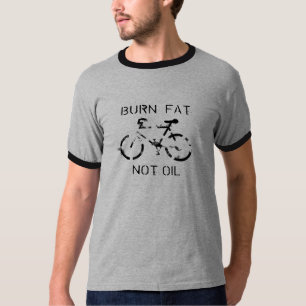 Brûlez le T-shirt d'huile de graisse pas/T-shirt