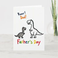 Brüll Papa Lustige Alligator Karte