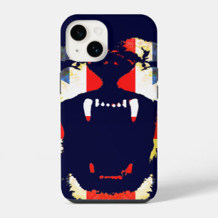 Brülle Großbritannischer Löwe Union Jack iPhone-Hü iPhone 14 Hülle