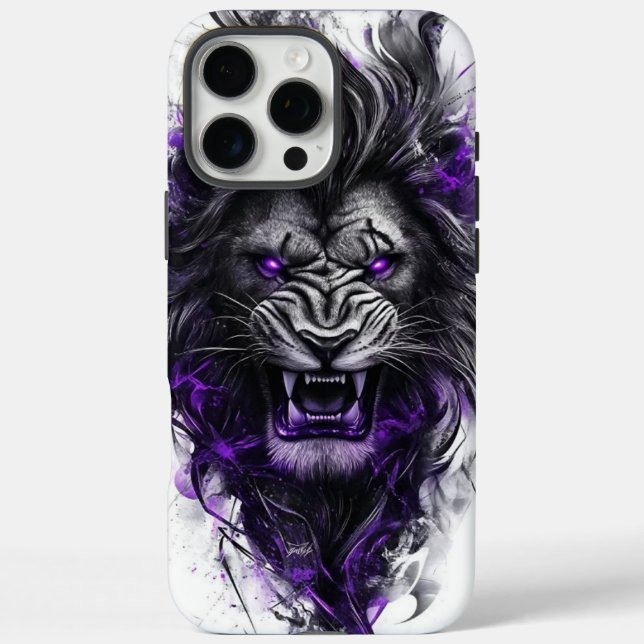 Brüllen des Schattenkönigs iPhone 16 Pro Max Hülle (Rückseite)