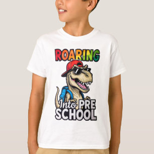 Brüllend in den Kindergarten - Dino-Spaß zum Schul T-Shirt
