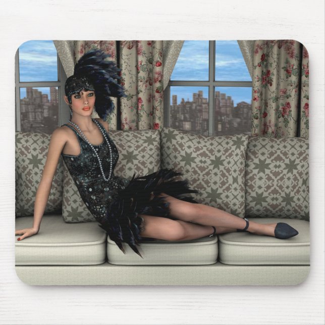 Brüllende Zwanziger Mousepad (Vorne)