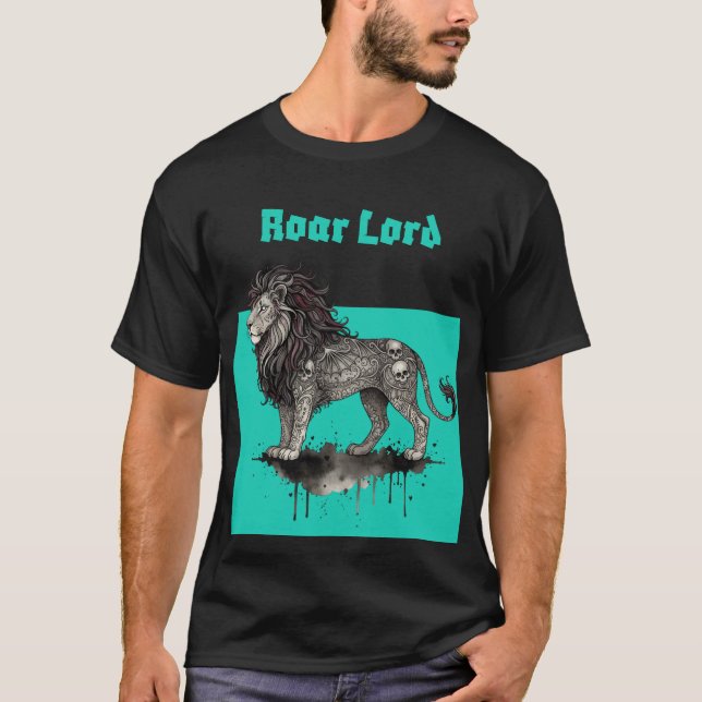 Brüllender Herr T-Shirt (Vorderseite)