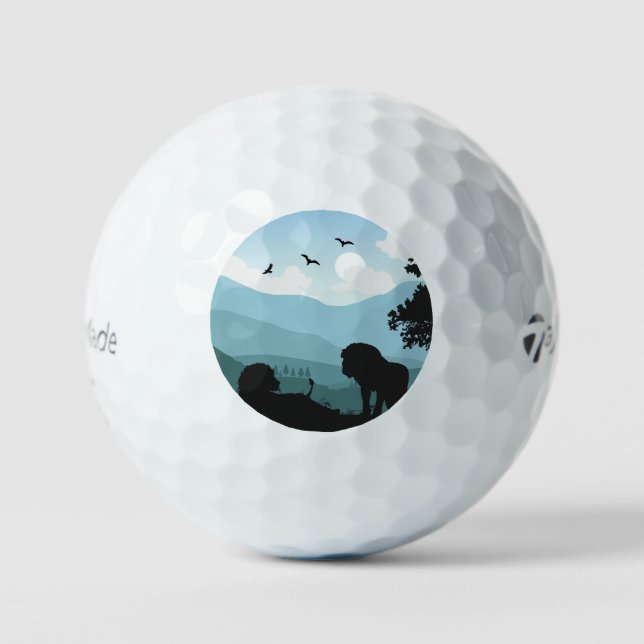 Brüllender Pride Golfball (Vorderseite)