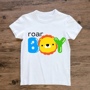 Brüllender süßer Löwe Safari Dschungel Tier Kinder Baby T-shirt