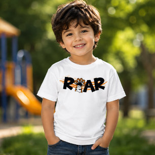 Brüllender Tiger – Kühnes Wildtier Baby T-shirt