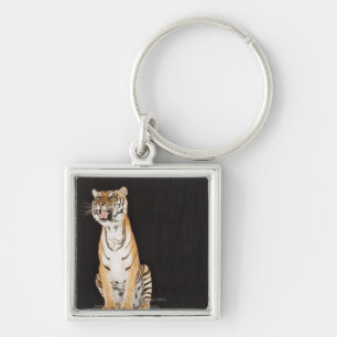 Brüllender Tiger Schlüsselanhänger