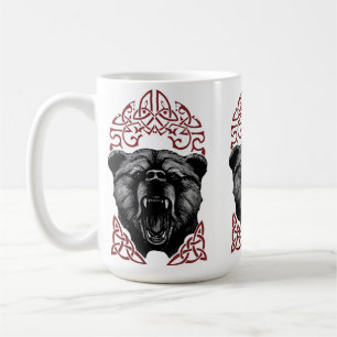 Brüllender Wikingerbär Kaffeetasse