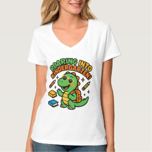 Brüllendes Kindergarten-Dinosaurier-T-Shirt T-Shirt