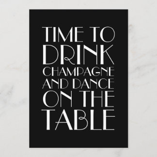 Brüllenzwanziger jahre Geburtstags-Einladung Einladung