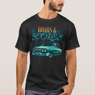 Brüllt Punkte Freunde Mädchen T-Shirt