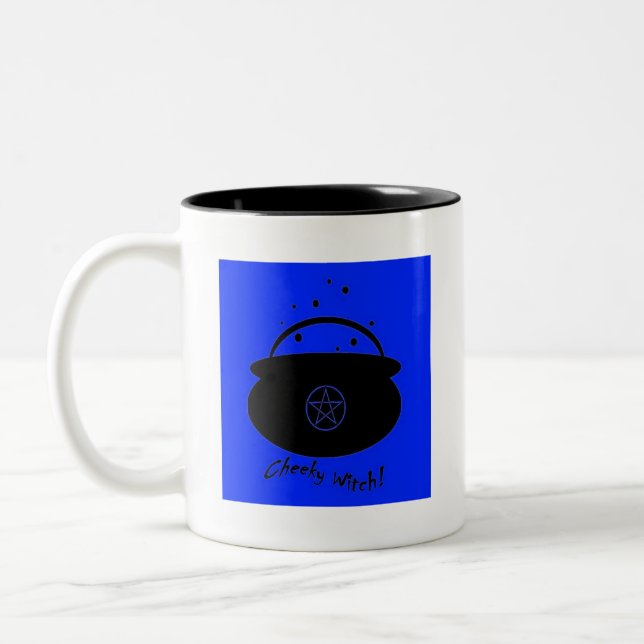 Brûlure de feu et bulle de Cauldron... Mug de sorc (Gauche)