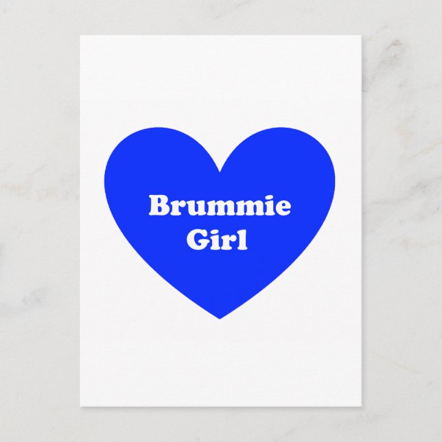 Brummie Girl Postkarte (Vorderseite)