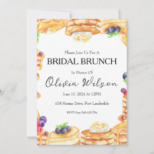 brunch avec les invitations pour le brunch de la m
