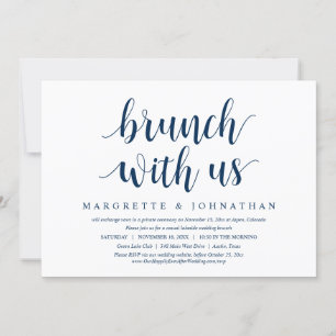 Brunch avec les jeunes mariés, faire-part de maria