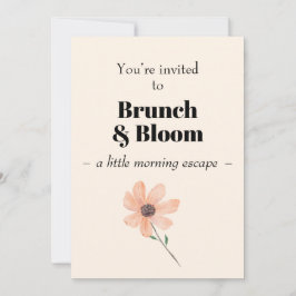 Brunch & Bloom Invitation