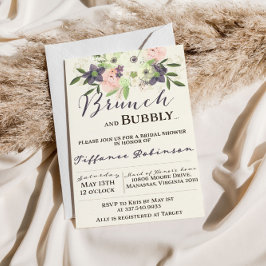 Brunch & Bubbly Brautparty Einladung