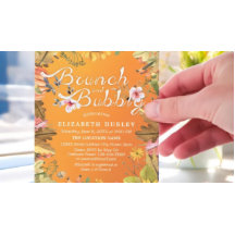 Brunch & Bubbly Brautparty Maple Blätter Pumpkin