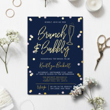 Brunch & Bubbly Confetti Brautparty Real