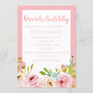Brunch & Bubbly Einladung