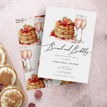 Brunch & Bubbly Elegantes Pancake Pink Brautparty