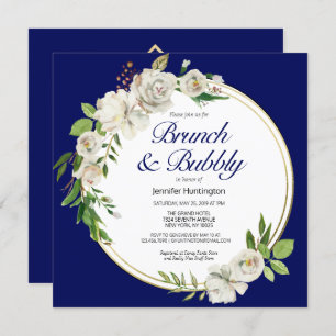 Brunch & Bubbly Fête des mariées Boho Invitation