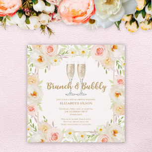 Brunch & Bubbly Garden Brautparty Einladung