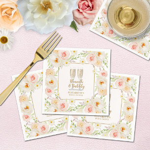 Brunch & Bubbly Garden Brautparty Serviette