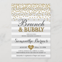 Brunch Bubbly Neutral Gray Chic Brautparty